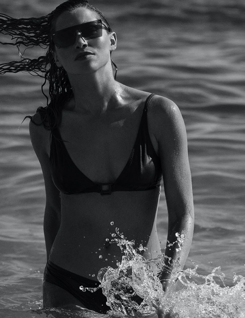 Hana Jirickova Makes a Splash in Hot Swimwear for Vogue Spain