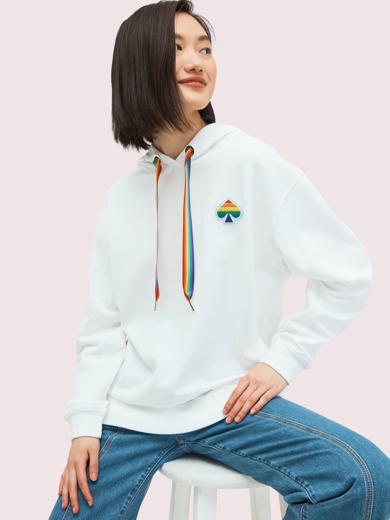 Kate Spade Rainbow Hoodie $168