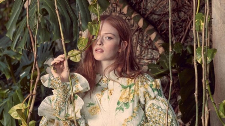 Larsen Thompson Poses in Statement Shapes for Hello! Fashion