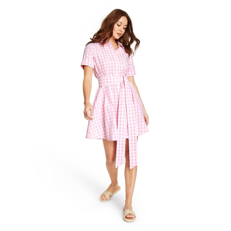 Lisa Marie Fernandez for Target Gingham Button-Front Shirtdress $45