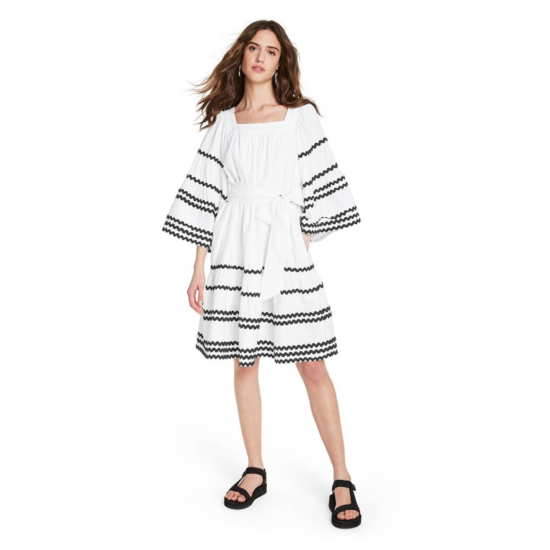 Lisa Marie Fernandez for Target Ric Rac Flare Sleeve Dress $60