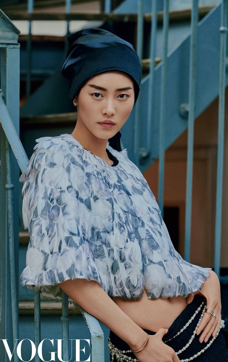 Liu Wen Vogue China Bold Shapes Couture Fashion Editorial