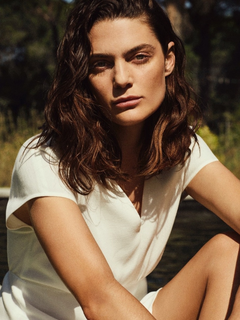 Marina Perez stars in Massimo Dutti Summer Pleasures editorial.