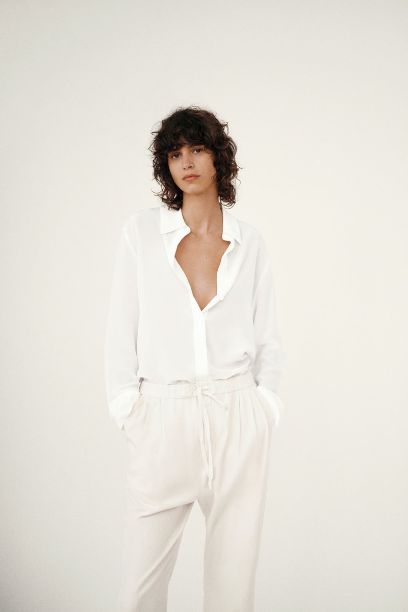 Zara features relaxed outfits in summer 2020 trend guide.