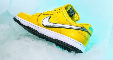 A Sneak Peek at Yankeekicks Favorite 5 Kicks Nike SB Dunk Low Diamond Supply Co Canary Diamond (Friends and Family)