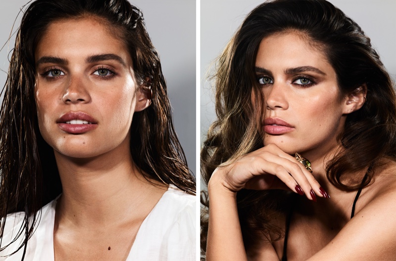 Sara Sampaio Turns Up the Glam Factor for Violet Grey