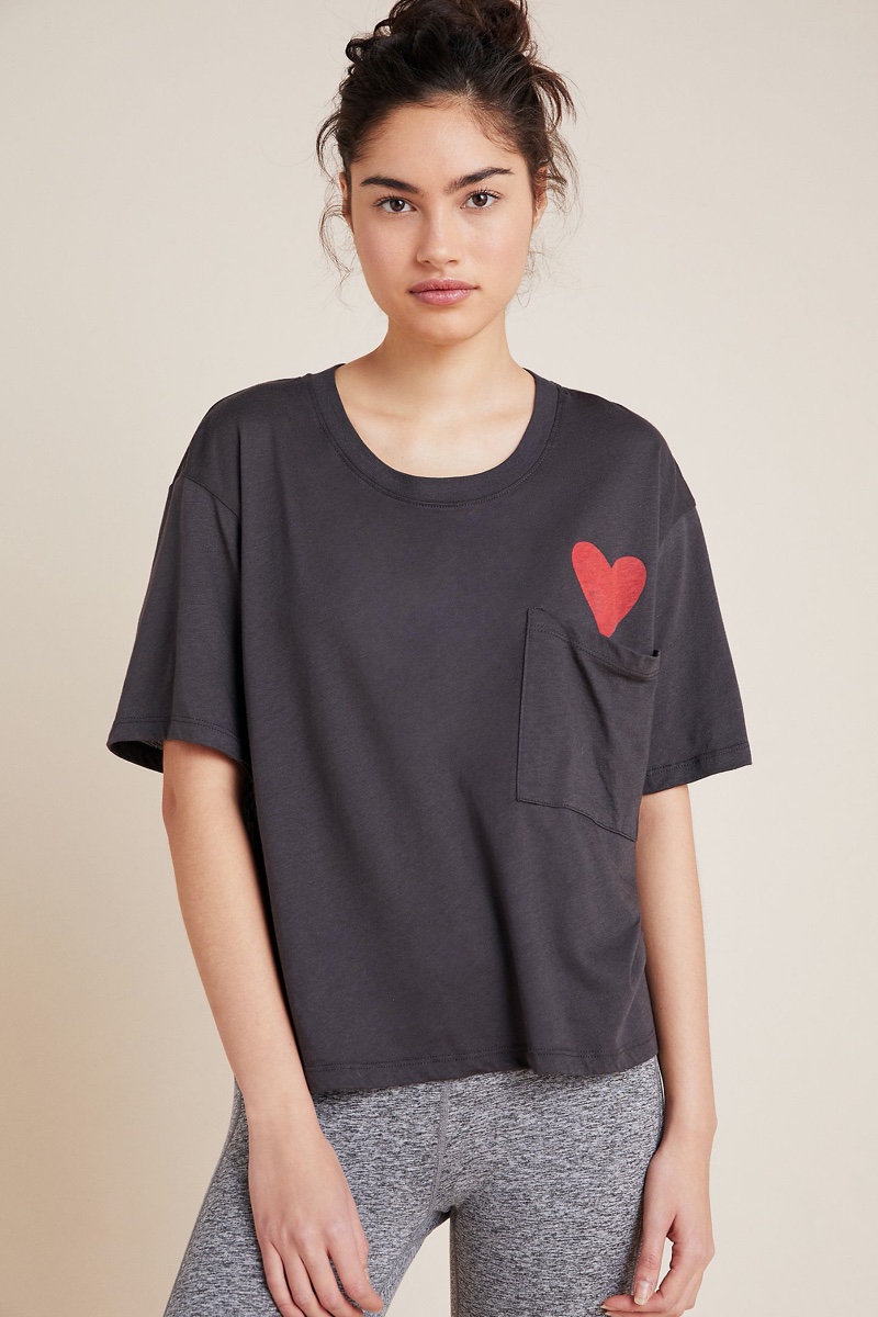 Sundry Heart Pocket Tee $88