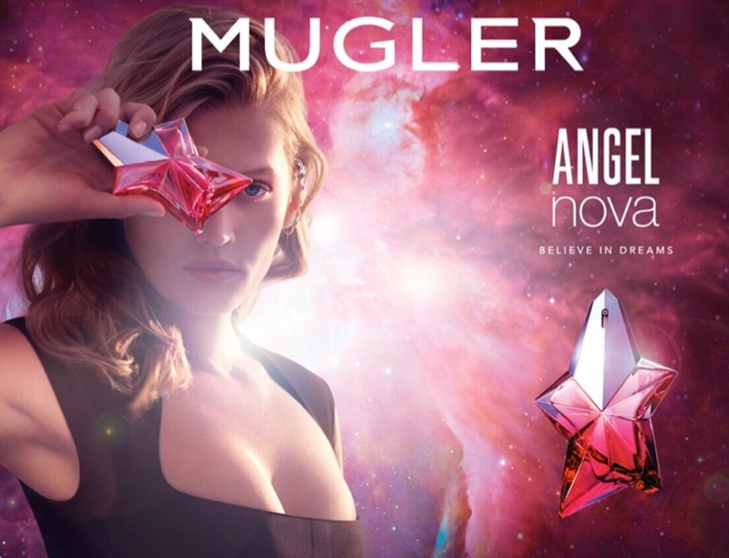 Toni Garrn stars in Mugler Angel Nova fragrance campaign.