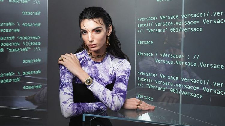 Cynthia Arrebola Looks Sleek in Versace Watches Summer 2020 Campaign