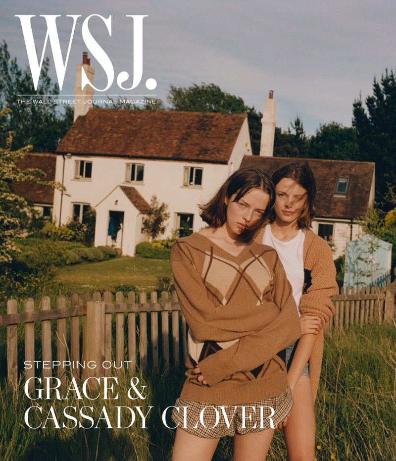 Grace and Cassady Clover on WSJ. Magazine July 2020 digital cover. Photo: Dan Martensen for WSJ. Magazine