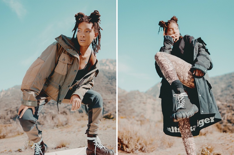 Onitsuka Tiger taps Willow Smith for fall-winter 2020 campaign.