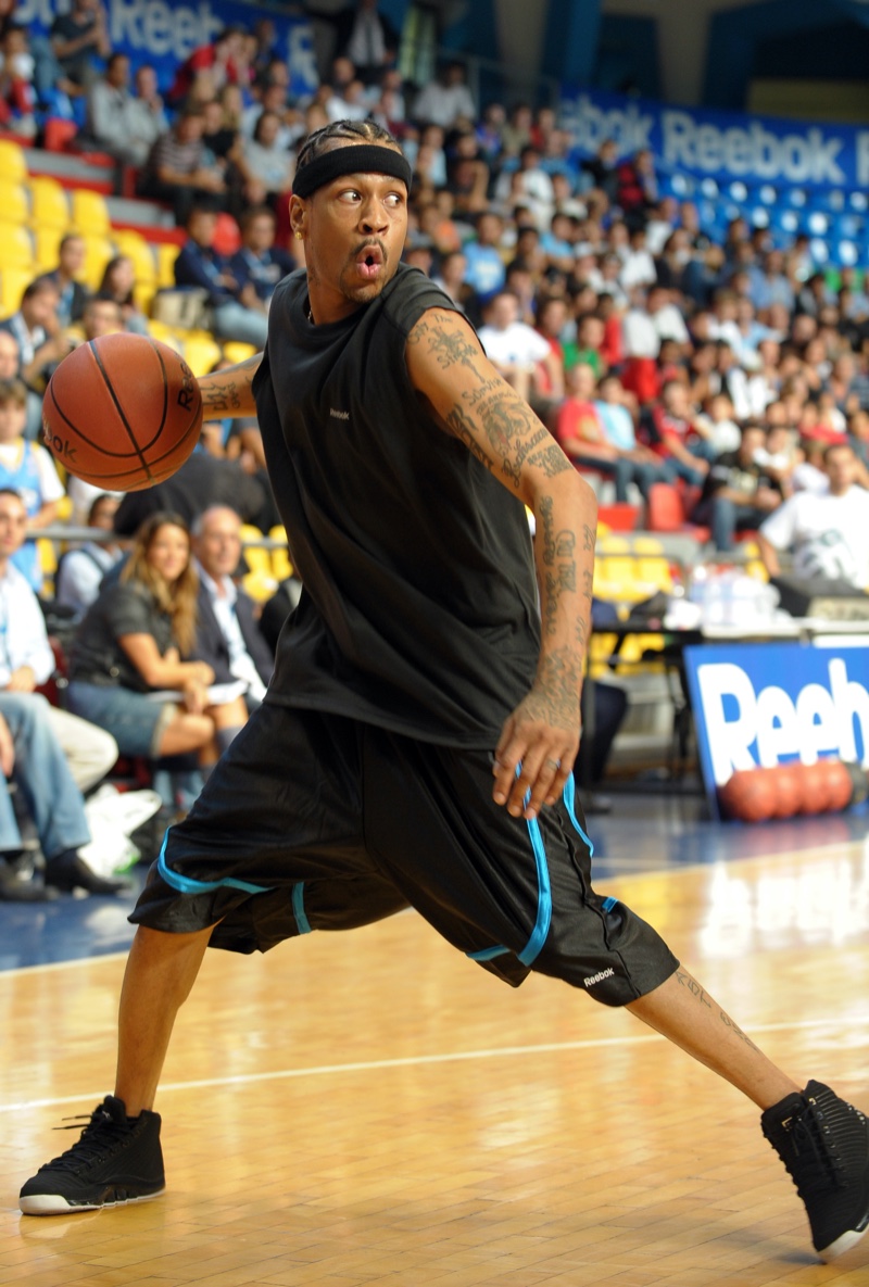 Allen Iverson Playing Basketball in Milan, Italy.