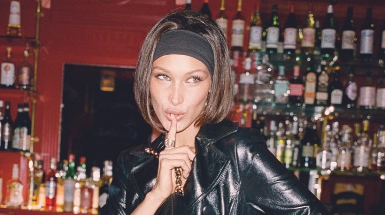 Clad in leather, Bella Hadid fronts MICHAEL Michael Kors Travel Diaries.
