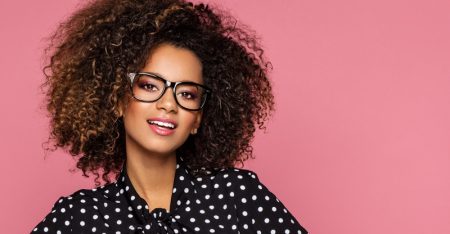 Important Makeup Tips For Girls Who Wear Glasses Black Woman Curly Hair Black Eye Glasses
