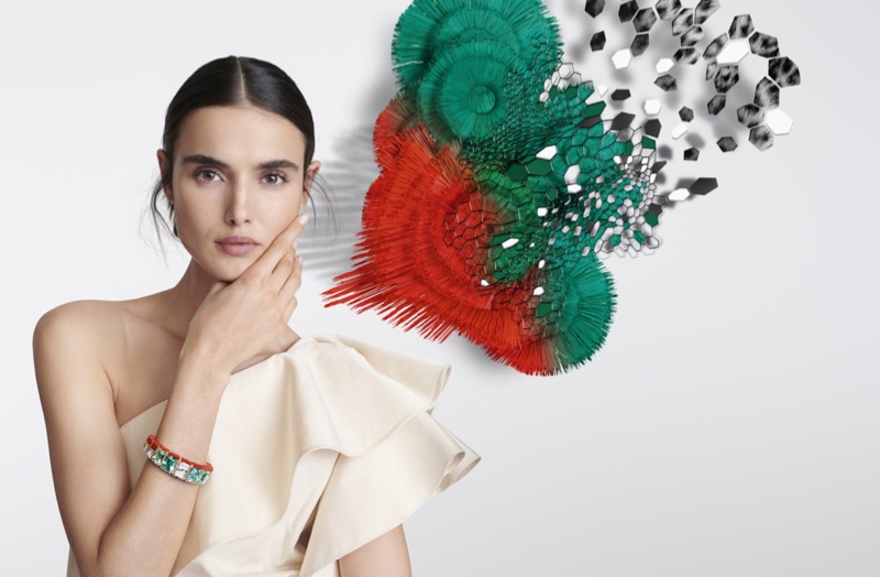 Blanca Padilla stars in Cartier [Sur]Naturel High Jewelry campaign.