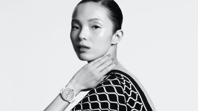 Xiao Wen Ju stars in Chanel J12 Watch summer 2020 campaign.