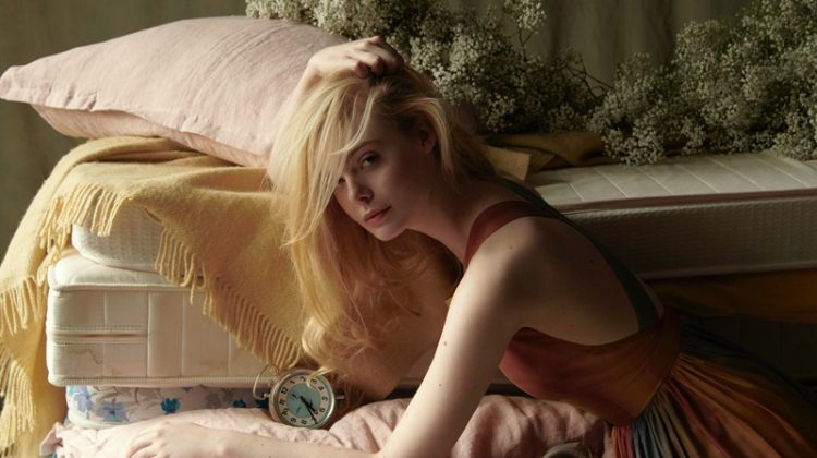 Elle Fanning Wears Fairytale Looks for ICON