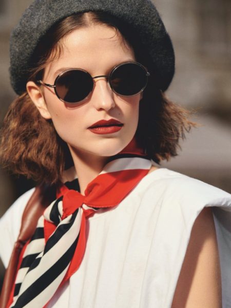 Emilie Ostbjerg Wears French Girl Beauty for ELLE Denmark Emilie Ostbjerg Wears French Girl Beauty for ELLE Denmark