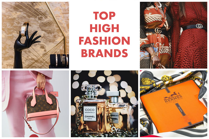 High fashion brands