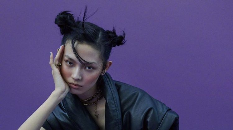 Jiali Zhao Wears Cool Girl Styles for ELLE China