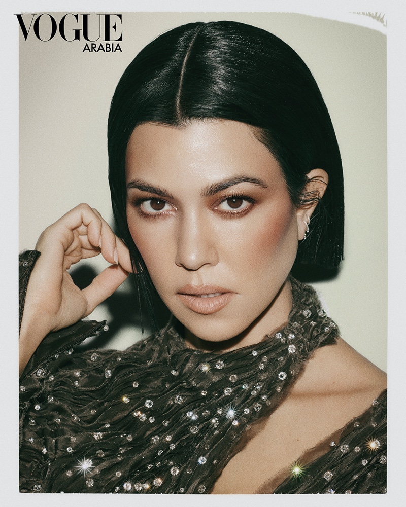 Kourtney Kardashian Is Ready for Her Closeup in Vogue Arabia