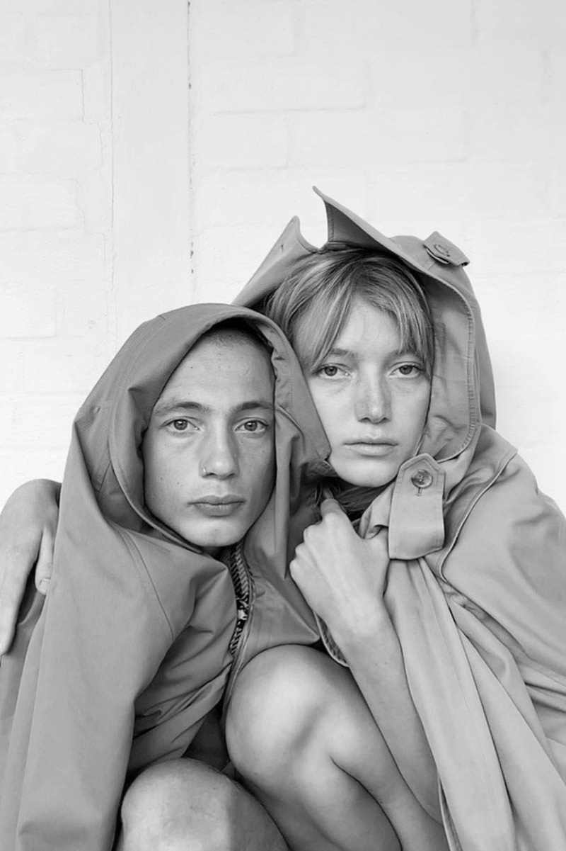 Lou Schoof Poses With Brother Nils for M Magazine Milenio