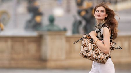 Signe Veiteberg Hits the Streets in Louis Vuitton LV Crafty Campaign Signe Veiteberg stars in Louis Vuitton LV Crafty campaign.
