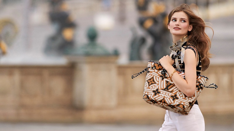 Signe Veiteberg stars in Louis Vuitton LV Crafty campaign.