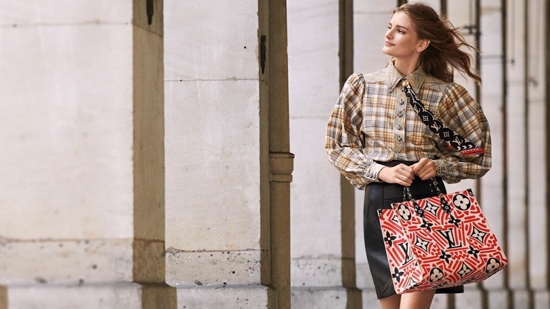 Louis Vuitton focuses on patchwork prints for LV Crafty campaign.