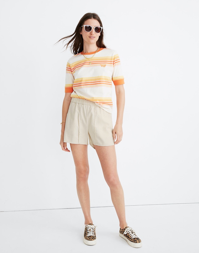 Madewell x Free & Easy Corduroy Shorts $62