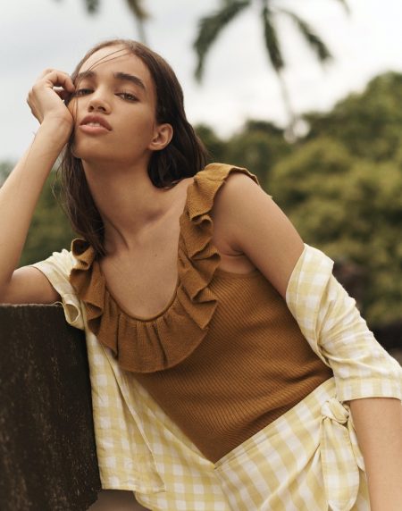 Welcome High Summer With Madewell's New Styles Madewell Wakeford Ruffle Sweater Tank $39.50