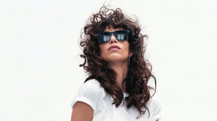 Mica Arganaraz Rocks Denim & Leather Looks for Vogue Paris