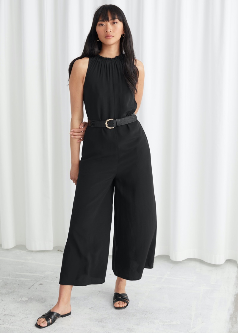 & Other Stories Sleeveless Flared Jumpsuit $99