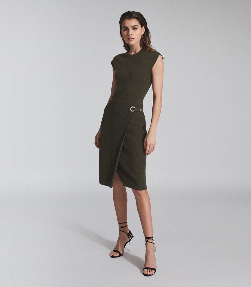 Reiss Thea Knitted Bodycon Dress $345