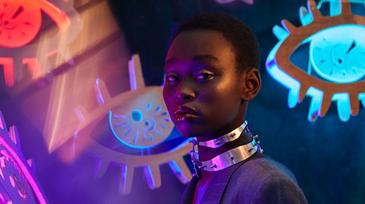 Sabah Koj Poses in Statement Styles for L’Officiel Baltics