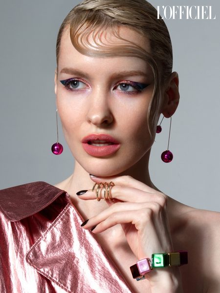 Snow Dollkinson Poses in Eye-Catching Beauty for L'Officiel Australia Snow Dollkinson Poses in Eye-Catching Beauty for L'Officiel Australia