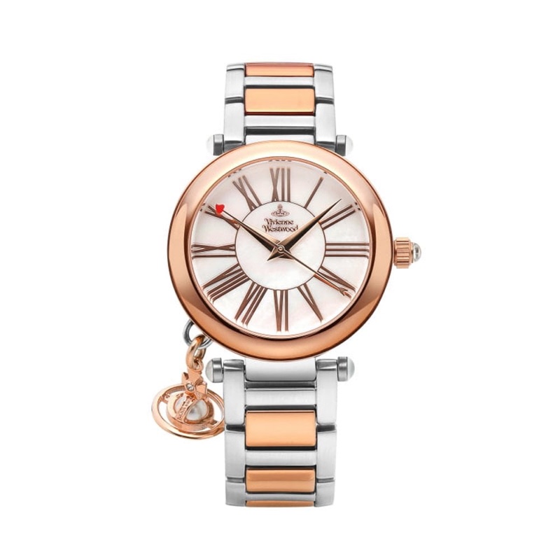 Vivienne Westwood Rose Gold Silver Watch