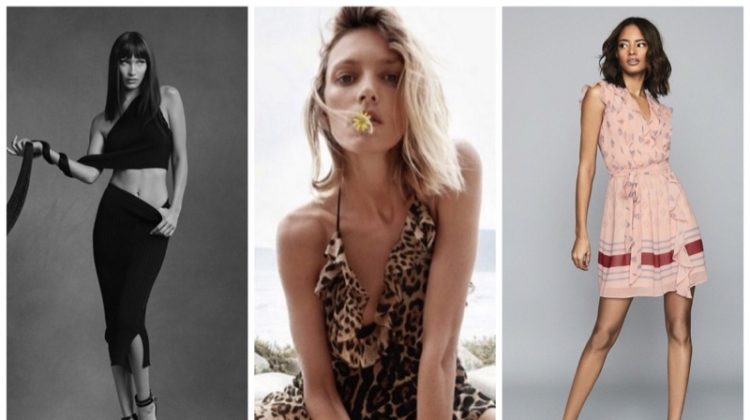 Week in Review | Anja Rubik in Saint Laurent, Bella Hadid for Helmut Lang, July Style Guide + More