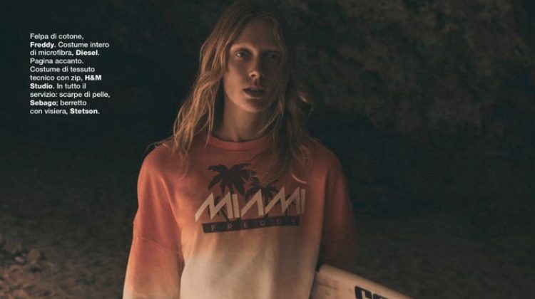 Annely Bouma Embraces Relaxation Ready Looks for D Repubblica