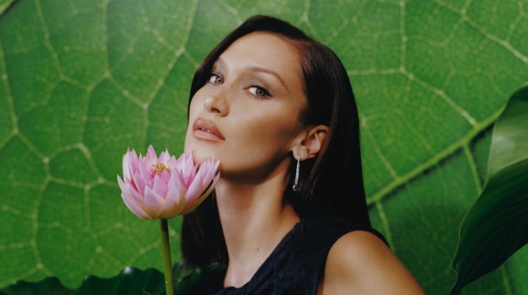 Bella Hadid stars in Bulgari x Ambush accessories campaign.