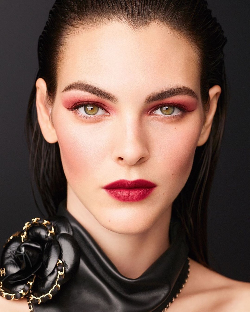 Vittoria Ceretti stars in Chanel Makeup fall-winter 2020 campaign.