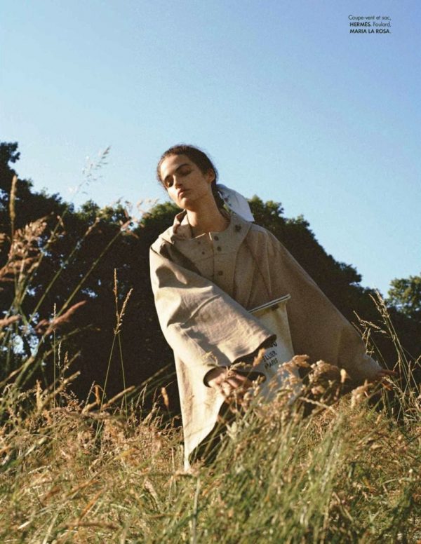 Chiara Scelsi ELLE France Outdoor Style Fashion Editorial