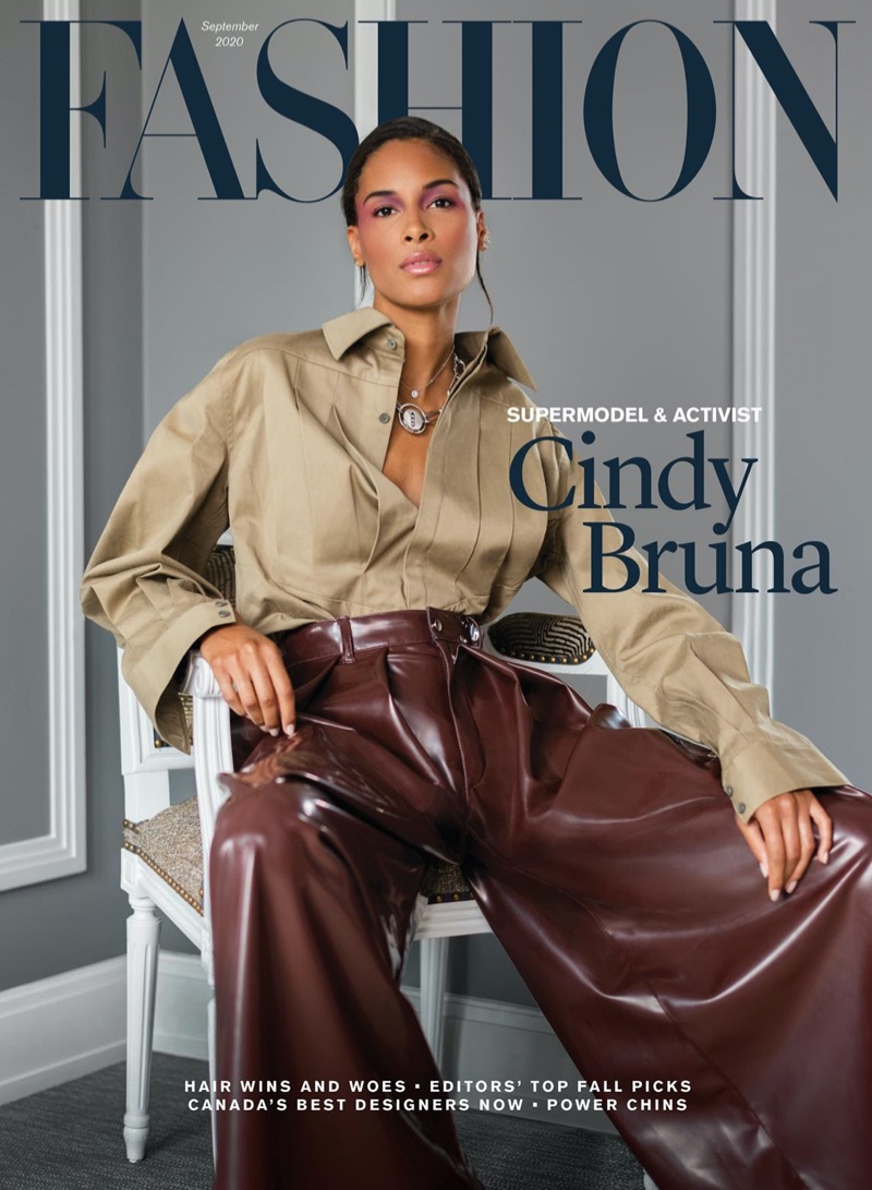 Cindy Bruna Poses in Bold Looks for FASHION Magazine