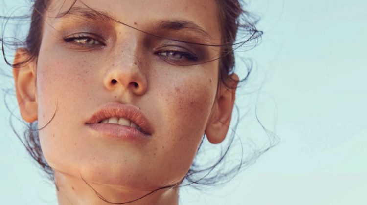 Darya Jemel Tries On Summer Beauty Looks for Vogue China
