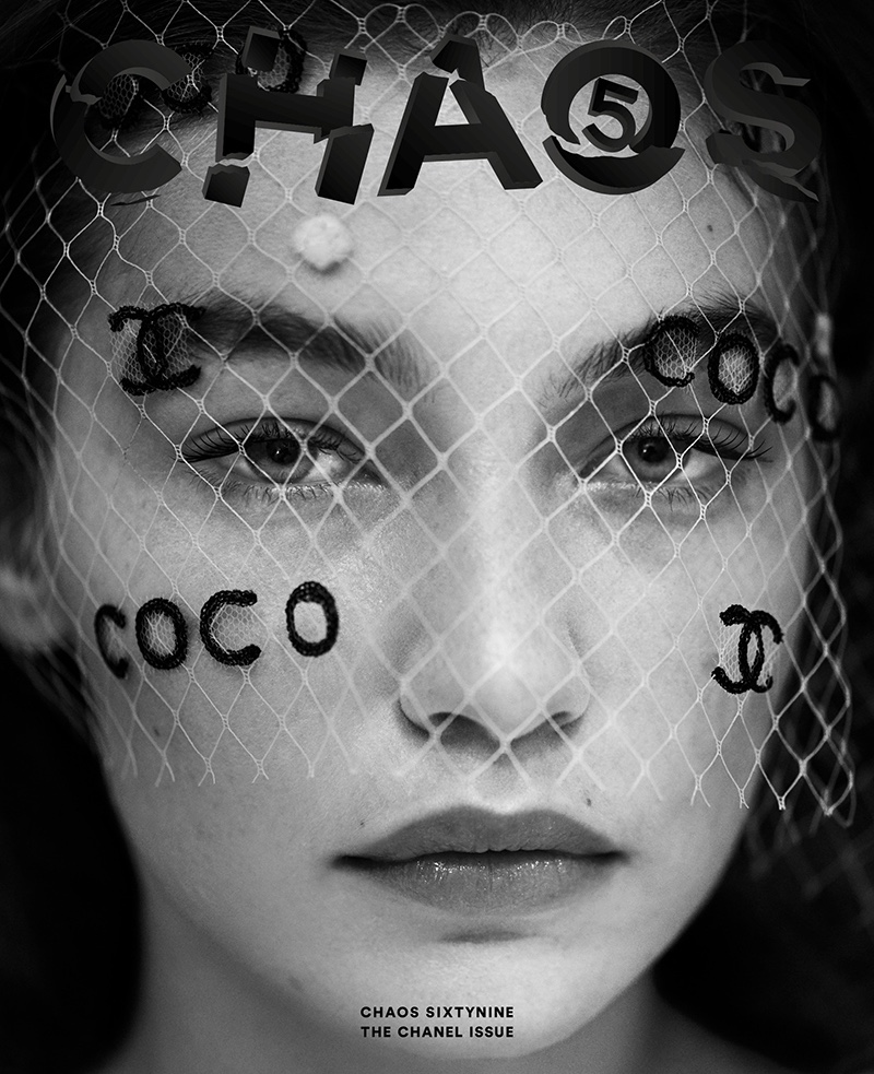 Gigi Hadid Poses in Chanel Looks for Chaos SixtyNine