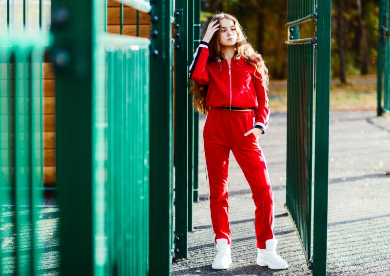 Girl in Tracksuit