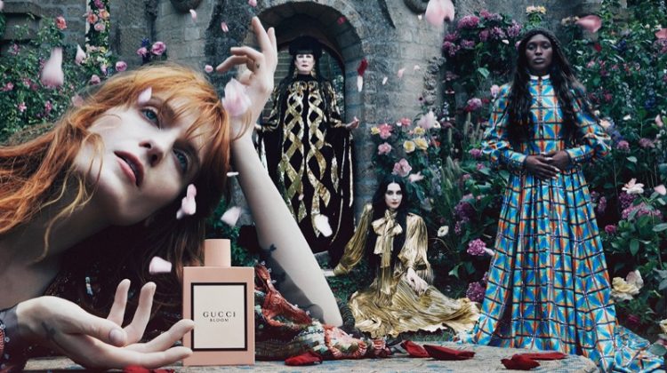 Florence, Jodie, Anjelica & Susie Front Gucci ‘Bloom’ Fragrance Campaign