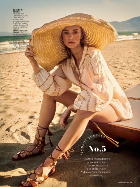 Ieva Rainyte Has a Beach Getaway in Harper's Bazaar Greece Ieva Rainyte Has a Beach Getaway in Harper's Bazaar Greece