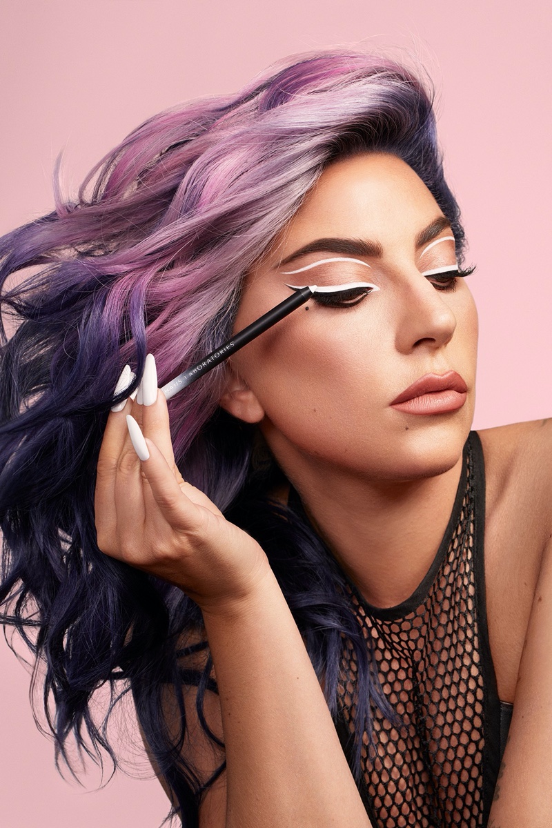 Lady Gaga stars in Haus Laboratories Eye-Dentify Gel Pencil Eyeliner campaign.