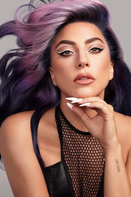 Lady Gaga Stuns in Haus Laboratories Gel Eyeliner Campaign Lady Gaga poses in Haus Laboratories Eye-Dentify Gel Pencil Eyeliner campaign.